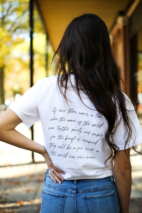 "The Future is Male and Female" White Tee